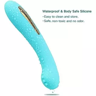 Rechargeable Powerful Dildo - 7 Functions Clitoral G spot Vibrating Massager - Body Safe Silicone and Waterproof - Help You Reac