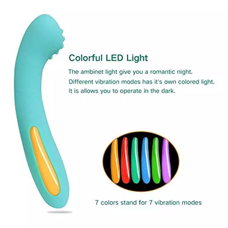 Rechargeable Powerful Dildo - 7 Functions Clitoral G spot Vibrating Massager - Body Safe Silicone and Waterproof - Help You Reac