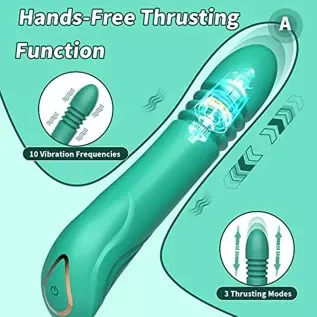 G Spot Vibrator Thrusting Vibrator Dildo with 3 Telescopic & 10 Vibration for Clitoral Nipple and Anal Stimulation Adult Sensory G Spot Vibrator Thrusting Vibrator Dildo with 3 Telescopic & 10 Vibration for Clitoral Nipple and Anal Stimulation Adult Sensory