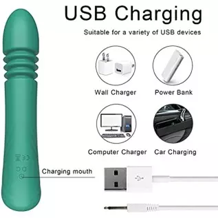 G Spot Vibrator Thrusting Vibrator Dildo with 3 Telescopic & 10 Vibration for Clitoral Nipple and Anal Stimulation Adult Sensory G Spot Vibrator Thrusting Vibrator Dildo with 3 Telescopic & 10 Vibration for Clitoral Nipple and Anal Stimulation Adult Sensory
