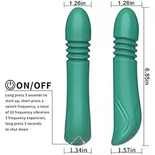 G Spot Vibrator Thrusting Vibrator Dildo with 3 Telescopic & 10 Vibration for Clitoral Nipple and Anal Stimulation Adult Sensory G Spot Vibrator Thrusting Vibrator Dildo with 3 Telescopic & 10 Vibration for Clitoral Nipple and Anal Stimulation Adult Sensory
