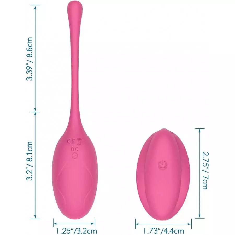 Bullet Vibrator with Remote Control for G-Spot Stimulation, Wireless Vibrating Eggs, Wearable Love Balls Sex Toys for Women