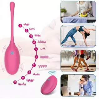 Bullet Vibrator with Remote Control for G-Spot Stimulation, Wireless Vibrating Eggs, Wearable Love Balls Sex Toys for Women Bullet Vibrator with Remote Control for G-Spot Stimulation, Wireless Vibrating Eggs, Wearable Love Balls Sex Toys for Women