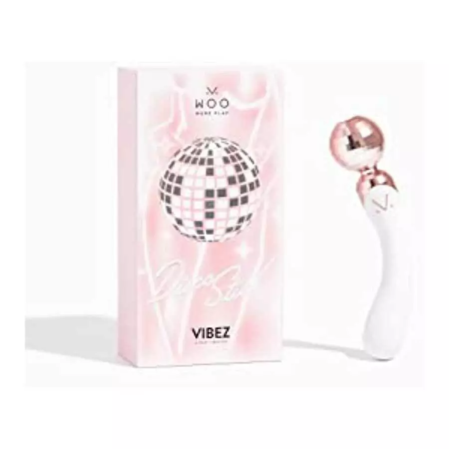 Woo More Play Disco Stick- Vibez - Personal Massager - Portable with Travel Case - Handheld and Cordless - Water Resistant