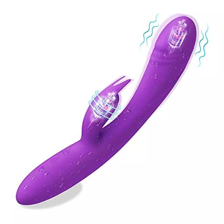G Spot Vibrators Sex Toys for Women, Tuitionua Vibrator with 10 Powerful Vibrations, Clit Anal Stimulating Dildo Massager with D