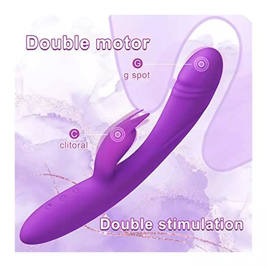 G Spot Vibrators Sex Toys for Women, Tuitionua Vibrator with 10 Powerful Vibrations, Clit Anal Stimulating Dildo Massager with D
