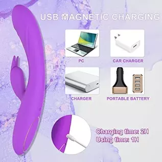 G Spot Vibrators Sex Toys for Women, Tuitionua Vibrator with 10 Powerful Vibrations, Clit Anal Stimulating Dildo Massager with D
