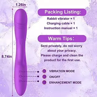 G Spot Vibrators Sex Toys for Women, Tuitionua Vibrator with 10 Powerful Vibrations, Clit Anal Stimulating Dildo Massager with D