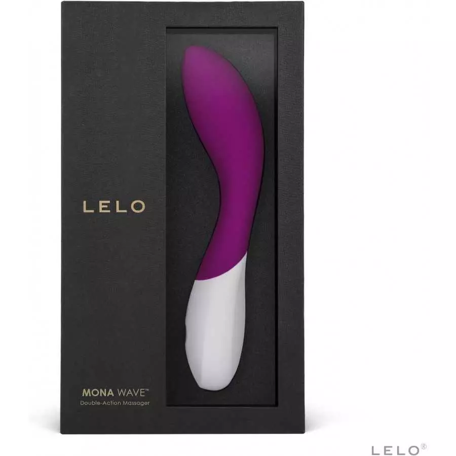 LELO MONA Wave Personal Massager Vibrator for Women, G Spot Vibrator with WaveMotion Technology Silent Vibrator Sex Toy with 12 