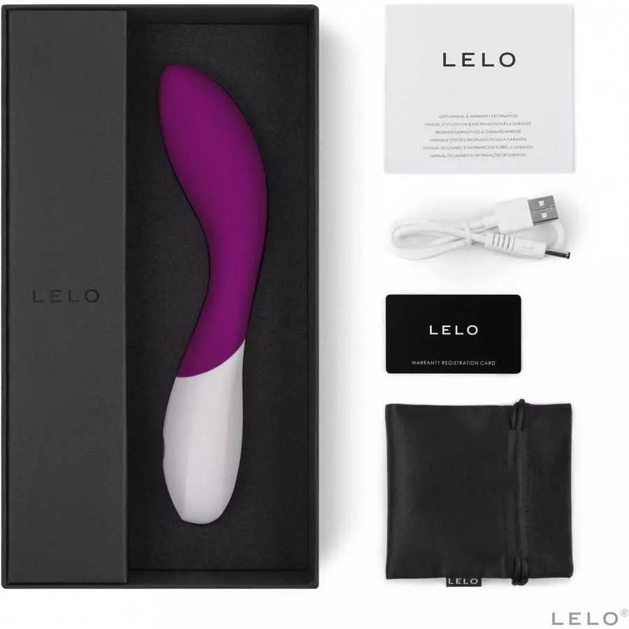 LELO MONA Wave Personal Massager Vibrator for Women, G Spot Vibrator with WaveMotion Technology Silent Vibrator Sex Toy with 12 