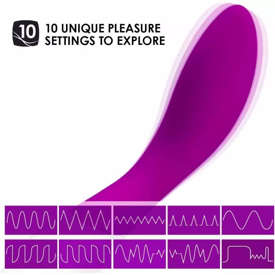 LELO MONA Wave Personal Massager Vibrator for Women, G Spot Vibrator with WaveMotion Technology Silent Vibrator Sex Toy with 12 