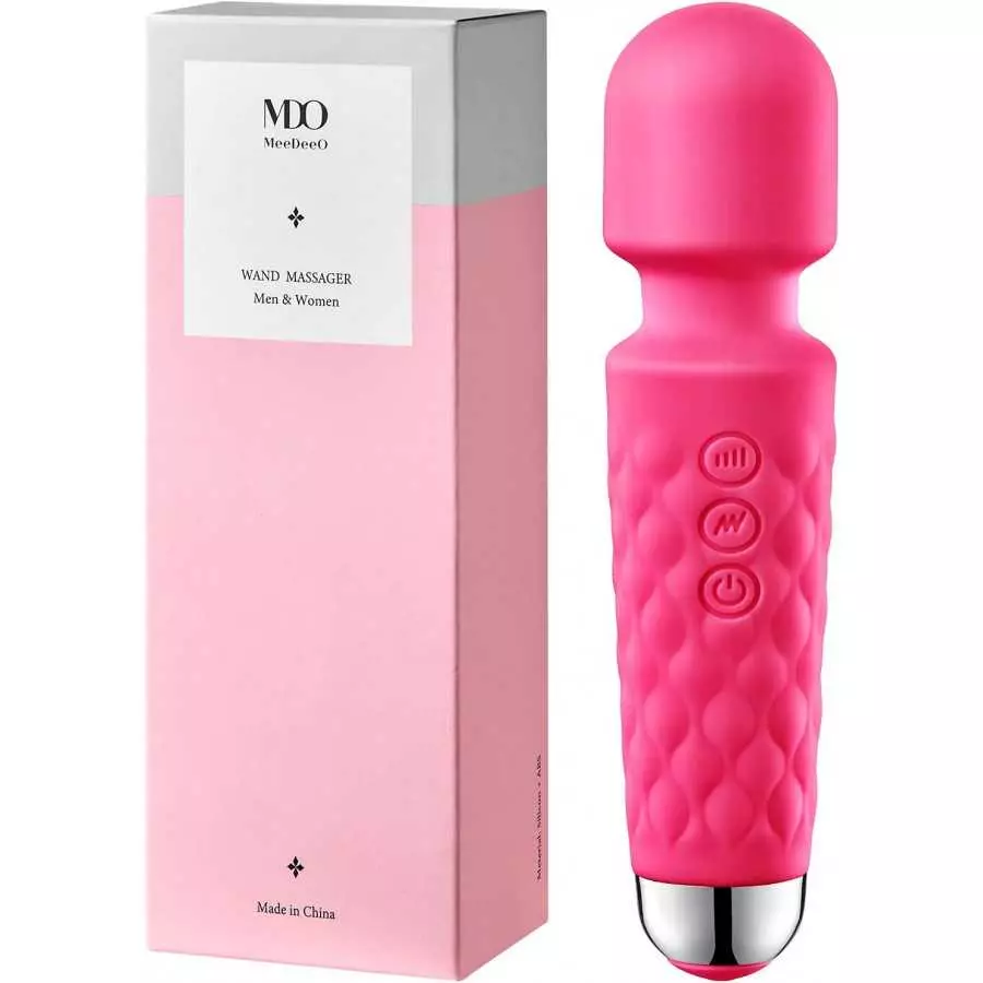 Powerful Wand Massager with 8 Speeds 20 Vibration Modes USB Rechargeable Handheld Cordless Waterproof Personal Massager for Full Powerful Wand Massager with 8 Speeds 20 Vibration Modes USB Rechargeable Handheld Cordless Waterproof Personal Massager for Full