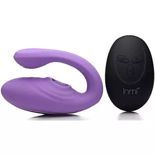 Inmi 7X Pulse Pro Pulsating and Clit Stimulating Vibrator with Remote Control Inmi 7X Pulse Pro Pulsating and Clit Stimulating Vibrator with Remote Control