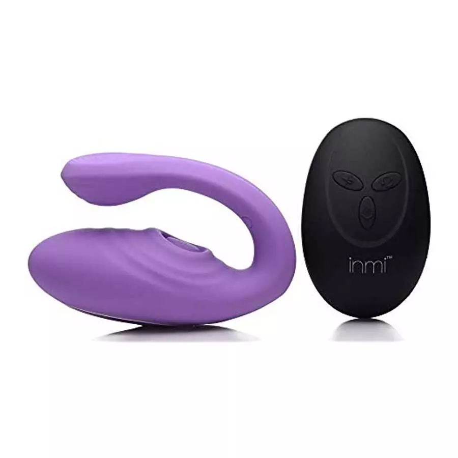 Inmi 7X Pulse Pro Pulsating and Clit Stimulating Vibrator with Remote Control