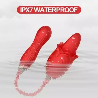 MMQ Rose Toy Vibrator for Women 2022 Newly 3 in 1 G Spot Vibrator Clitoral Stimulator Tongue Licking Thrusting with 10 Modes Adu