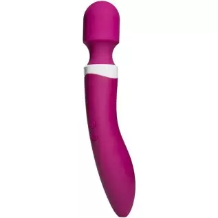 Doc Johnson iVibe Select - iWand - Luxurious Premium Silicone Warming and Vibrating Intimate Wand - Warms to 109 Degrees - 7 Pow