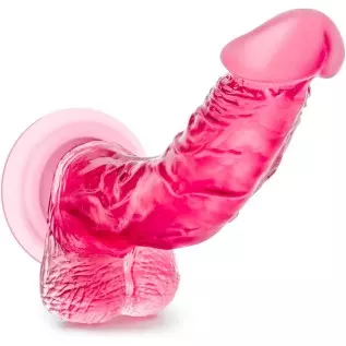 Blush B Yours Sweet n' Hard 7 - Soft Flexible Realistic Feel Curved 8.5 Inch Dildo - 1.5" Thick - Strap On Compatible Suction Cu Blush B Yours Sweet n' Hard 7 - Soft Flexible Realistic Feel Curved 8.5 Inch Dildo - 1.5" Thick - Strap On Compatible Suction Cu