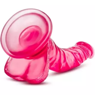 Blush B Yours Sweet n' Hard 7 - Soft Flexible Realistic Feel Curved 8.5 Inch Dildo - 1.5" Thick - Strap On Compatible Suction Cu Blush B Yours Sweet n' Hard 7 - Soft Flexible Realistic Feel Curved 8.5 Inch Dildo - 1.5" Thick - Strap On Compatible Suction Cu