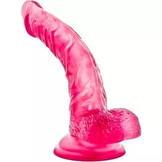 Blush B Yours Sweet n' Hard 7 - Soft Flexible Realistic Feel Curved 8.5 Inch Dildo - 1.5" Thick - Strap On Compatible Suction Cu Blush B Yours Sweet n' Hard 7 - Soft Flexible Realistic Feel Curved 8.5 Inch Dildo - 1.5" Thick - Strap On Compatible Suction Cu