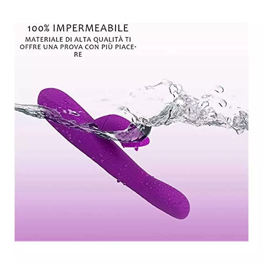 G Spot Rabbit Vibrator Personal Massager for Women,Adult Sex Toys with 10 Tongue Licking & Vibrating & 5 Wiggling,Female Thrusti