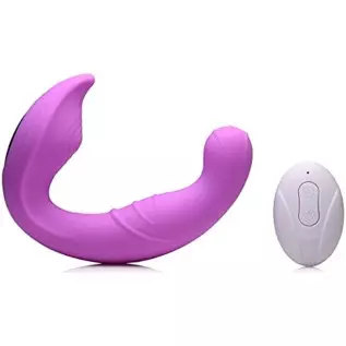 Inmi Come 4 Me 5X Come Hither Premium Silicone Pinpoint G Spot Vibe | Adult Sex Toy with 5 Modes + 5 Vibration Patterns for Wome