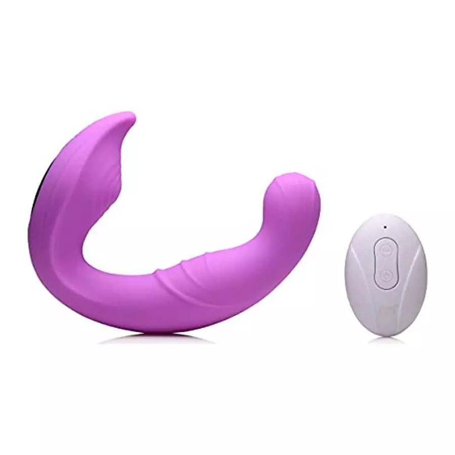 Inmi Come 4 Me 5X Come Hither Premium Silicone Pinpoint G Spot Vibe | Adult Sex Toy with 5 Modes + 5 Vibration Patterns for Wome
