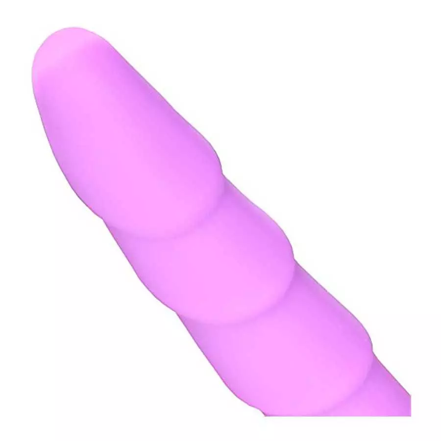 Silicone Rippled Vibrator for G Spot or Clit Stimulation Multi Function Strong Vibrations Sex Toy