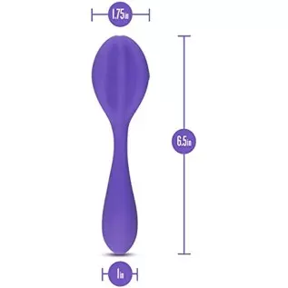 Blush Wellness Duo - Flexible Body Bends for Couples Play or Straightens For Solo Play and G Spot Stimulation - 10 Powerful Vibr Blush Wellness Duo - Flexible Body Bends for Couples Play or Straightens For Solo Play and G Spot Stimulation - 10 Powerful Vibr