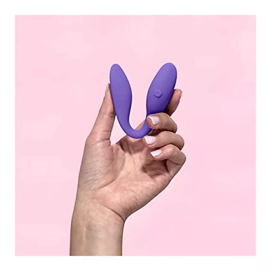 Blush Wellness Duo - Flexible Body Bends for Couples Play or Straightens For Solo Play and G Spot Stimulation - 10 Powerful Vibr