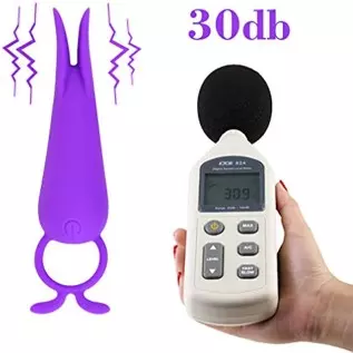 Quiet Powerful Silicone Mini Vibrator with 10 Modes for Travel, LUV-SPOT Rechargeable Sex Toys with Soft Smooth Tentacles to Cli