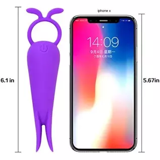 Quiet Powerful Silicone Mini Vibrator with 10 Modes for Travel, LUV-SPOT Rechargeable Sex Toys with Soft Smooth Tentacles to Cli