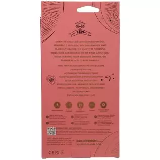 Doc Johnson Ritual - Zen - 10 Function G-Spot Vibrator - Silicone and Rechargeable - Discreet, Coral