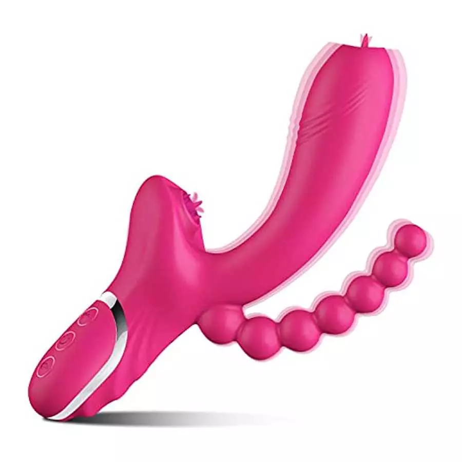 Clitoral Pulsating G Spot Rabbit Vibrator Lick Stimulator Anal Clit Massager with 10 Pulsation Patterns 10 Licking Vibrating Mod Clitoral Pulsating G Spot Rabbit Vibrator Lick Stimulator Anal Clit Massager with 10 Pulsation Patterns 10 Licking Vibrating Mod