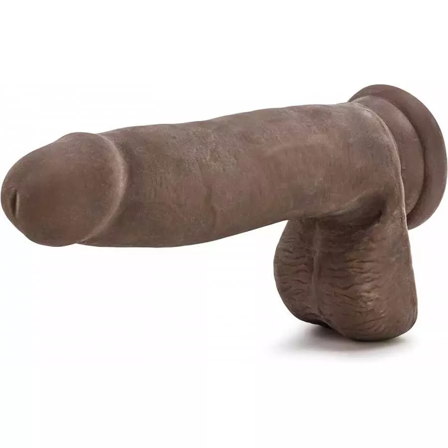 Blush Au Naturel 8 Inch Realistic Sensa Feel Dual Density Flexi Shaft Dildo - Fragrance Free Strong Suction Cup Harness Compatib