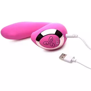 Inmi 10X Licking G-Throb Rechargeable Silicone Vibrator, Pink