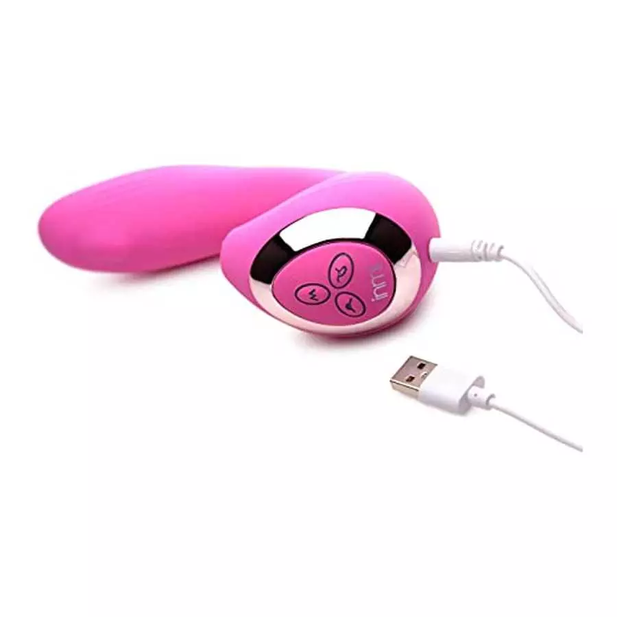 Inmi 10X Licking G-Throb Rechargeable Silicone Vibrator, Pink