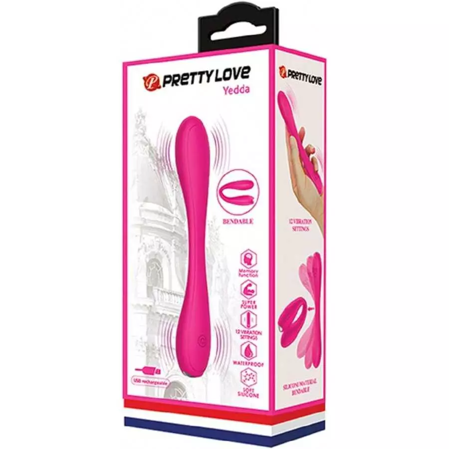 Pretty Love Yedda Bendable Vibrator (Pink)