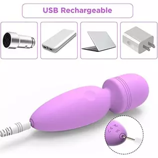 Bullet Vibrator, Sex Stimulator for Women USB Rechargeable Lipstick Vibe with 10 Vibration Modes, Female G-spot Sex Adult Toys Bullet Vibrator, Sex Stimulator for Women USB Rechargeable Lipstick Vibe with 10 Vibration Modes, Female G-spot Sex Adult Toys