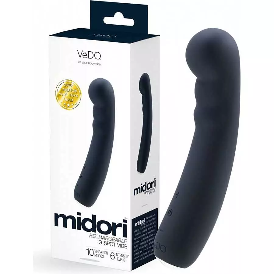 VeDO Midori Rechargeable G-Spot Vibrator Adult Sextoy for Women (Foxy Pink)