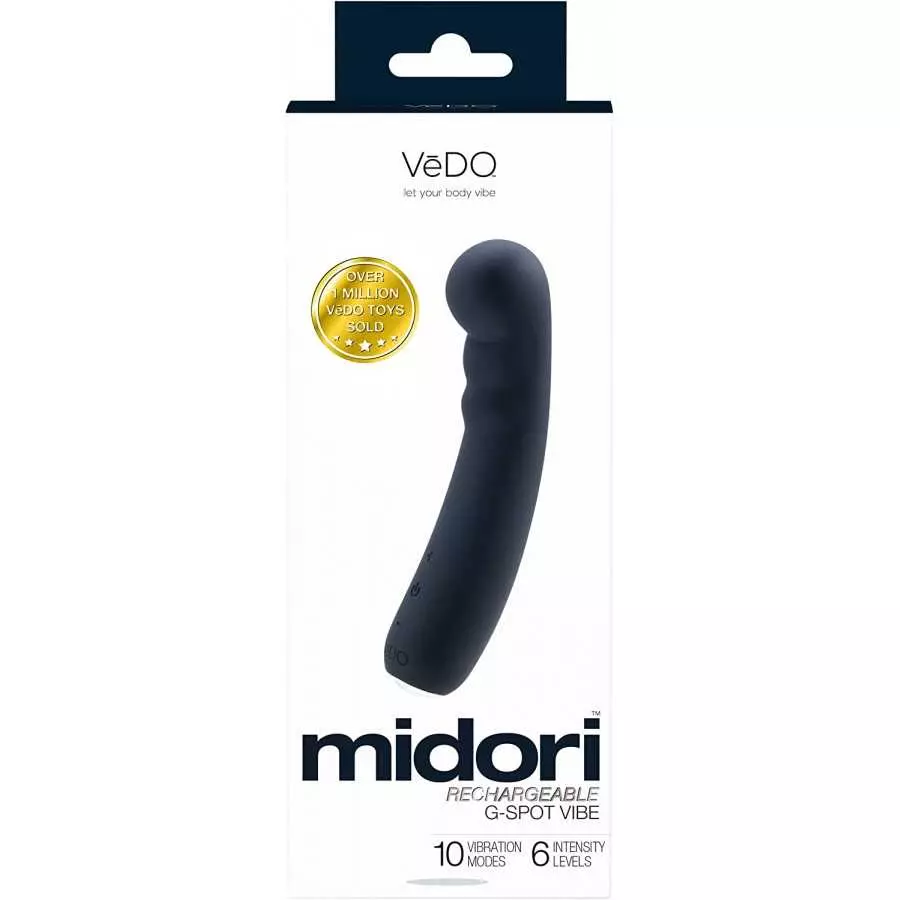 VeDO Midori Rechargeable G-Spot Vibrator Adult Sextoy for Women (Foxy Pink)