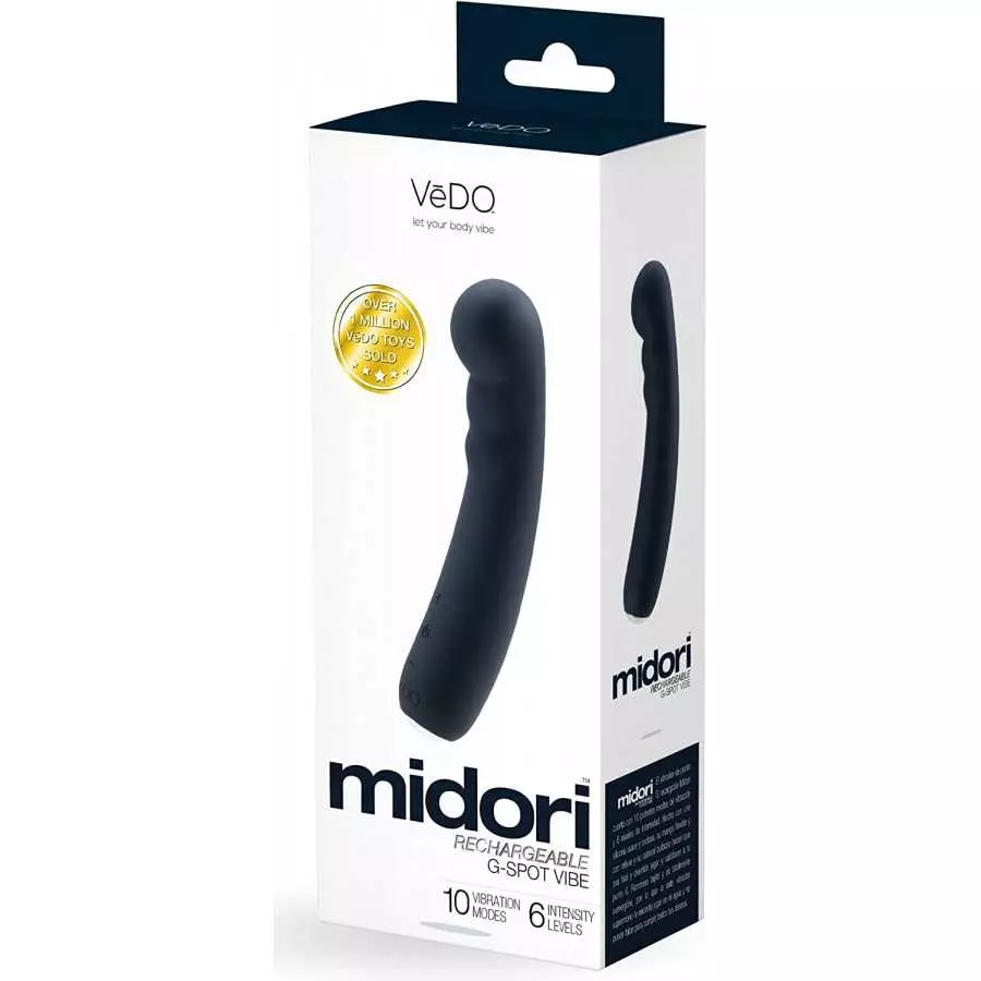 VeDO Midori Rechargeable G-Spot Vibrator Adult Sextoy for Women (Foxy Pink)