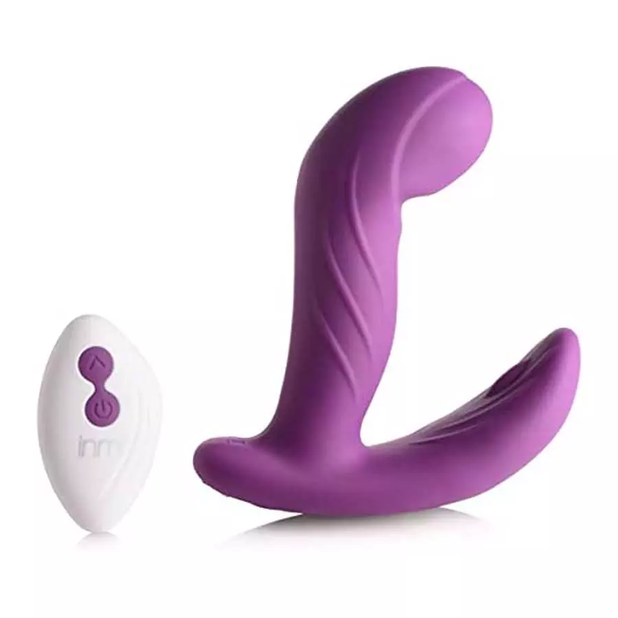 Inmi G-Rocker 10X Come Hither Silicone Vibrator with Remote Control, Purple Inmi G-Rocker 10X Come Hither Silicone Vibrator with Remote Control, Purple
