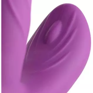Inmi G-Rocker 10X Come Hither Silicone Vibrator with Remote Control, Purple
