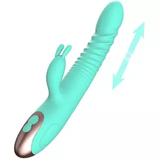 Classic Vibrator G Spot Rabbit Vibrator Dildo for Women Bunny Ears Women Vibrator for Nipple G Spot Clitoral Stimulation Recharg