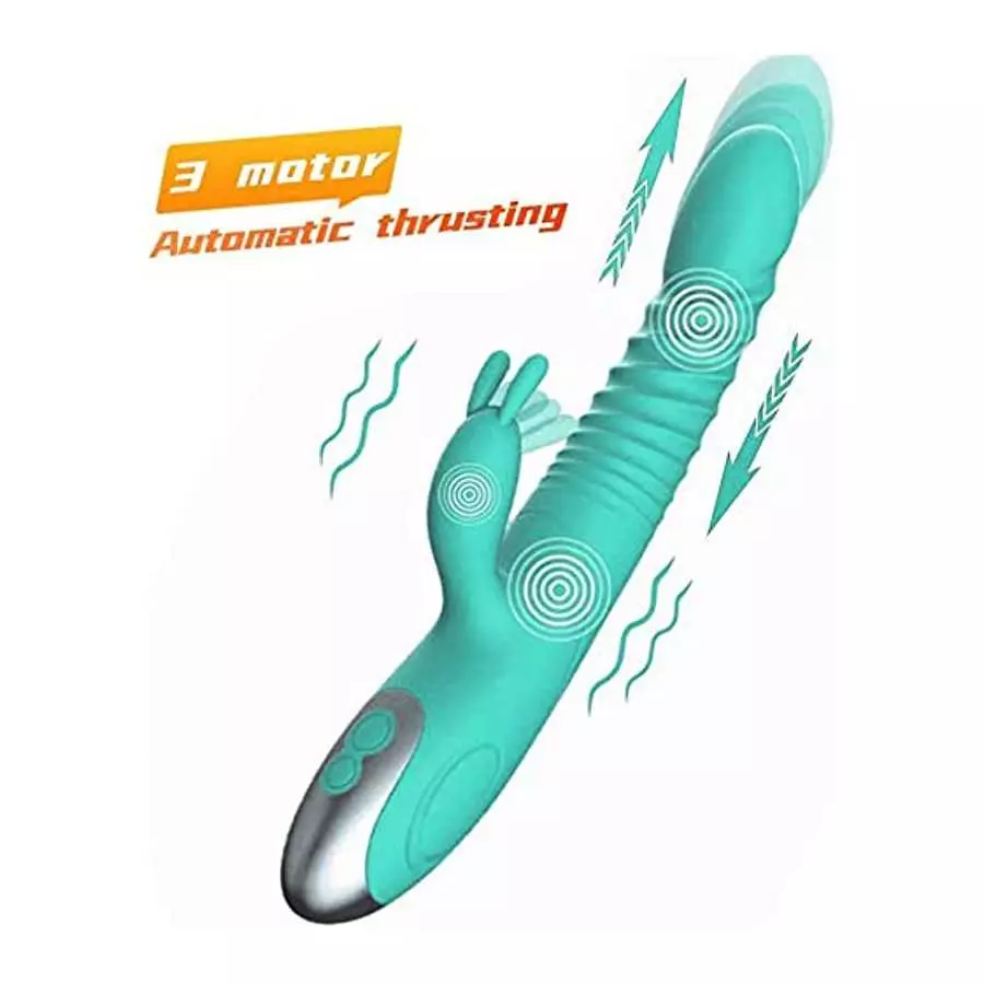 Classic Vibrator G Spot Rabbit Vibrator Dildo for Women Bunny Ears Women Vibrator for Nipple G Spot Clitoral Stimulation Recharg