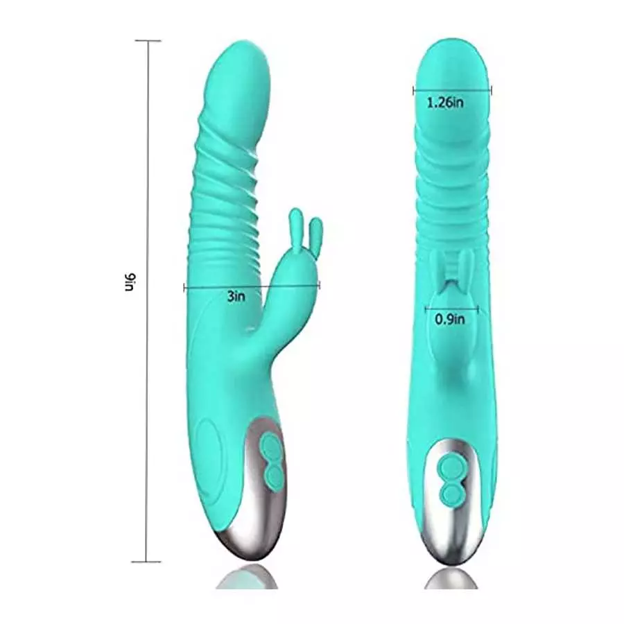 Classic Vibrator G Spot Rabbit Vibrator Dildo for Women Bunny Ears Women Vibrator for Nipple G Spot Clitoral Stimulation Recharg