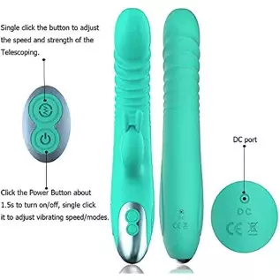 Classic Vibrator G Spot Rabbit Vibrator Dildo for Women Bunny Ears Women Vibrator for Nipple G Spot Clitoral Stimulation Recharg Classic Vibrator G Spot Rabbit Vibrator Dildo for Women Bunny Ears Women Vibrator for Nipple G Spot Clitoral Stimulation Recharg