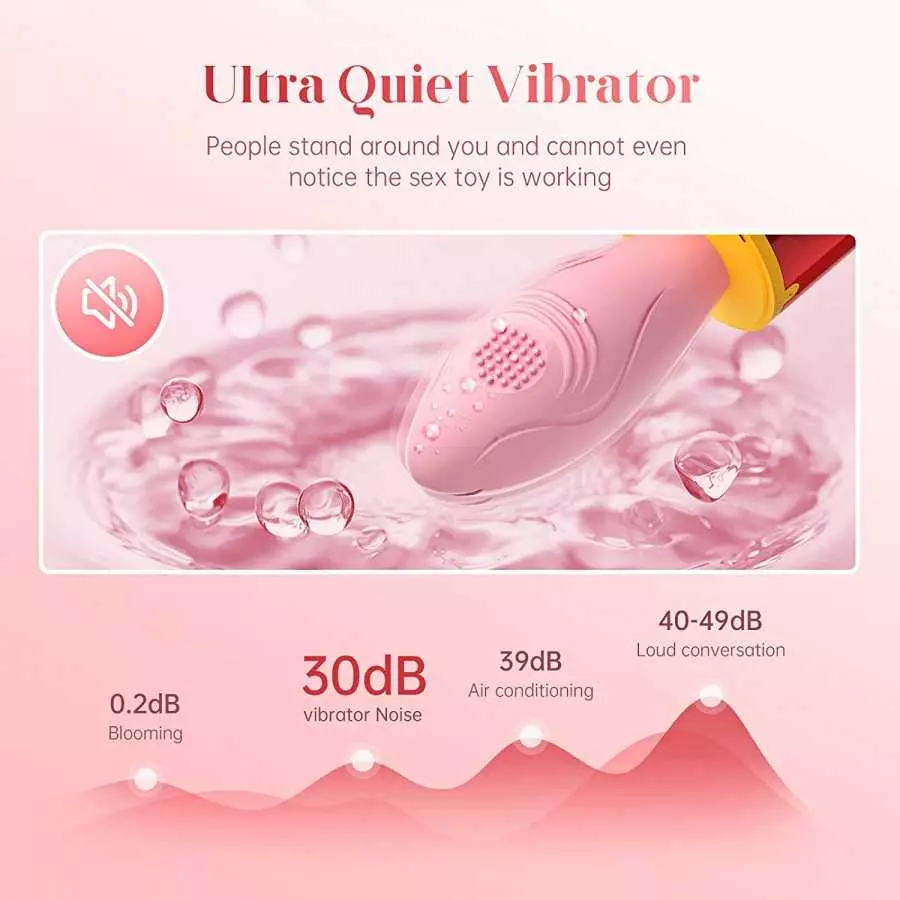 Vibrator for Woman Quiet Bullet Vibrator Adult Sex Toys, 10 Vibration Modes Clitoral Nipple Vagina Stimulator, Vibrating Wand fo