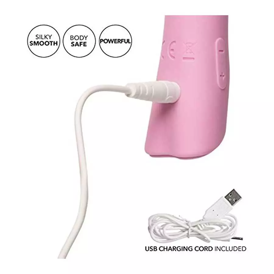 JOPEN Amour Mini G - 7 Function Silicone Body Vibrator - Waterproof Sex Toys for Women 35 Vibration Function Massager - Pink