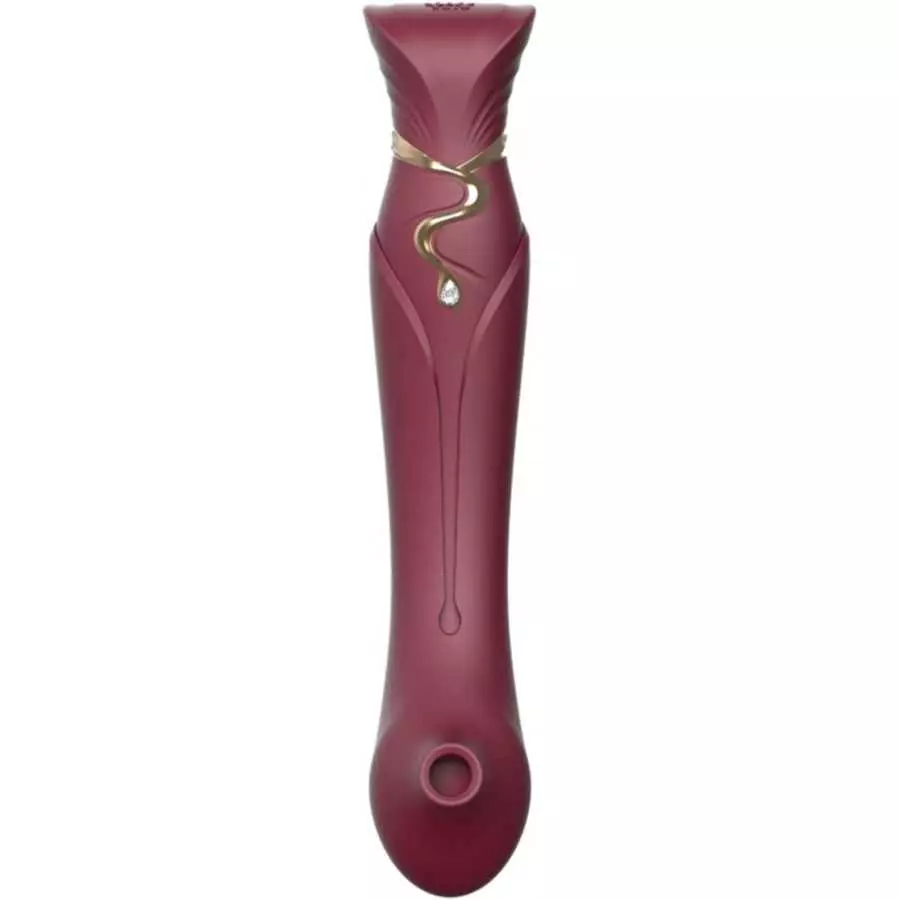 ZALO Queen Set G-spot PulseWave Vibrator with Suction Sleeve | Waterproof Sex Toy with 8 Vibration Modes 8 Pulse-Wave Modes | US